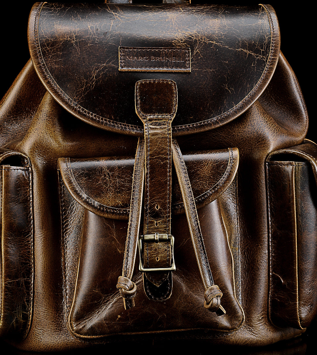brune leather backpack Baxter Backpack – Marc Brunell